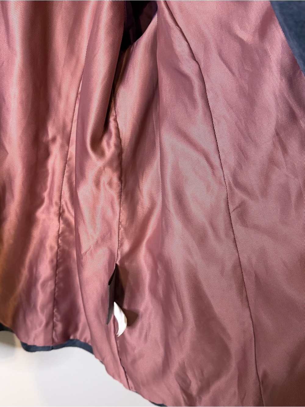 Wilsons Leather Genuine Suede Belted Safari Jacket Blue Women’s XL Coat Winter - Picture 7 of 13